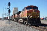 Grain train rolls east off the Lubbock Line